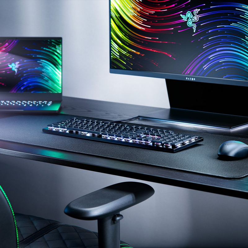 Razer DeathStalker V2 Gaming Keyboard (Linear Red) (Razer Renewed)