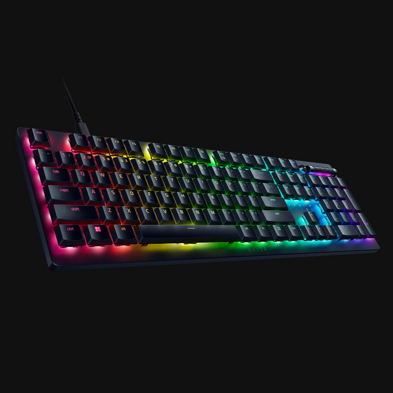 Razer DeathStalker V2 Gaming Keyboard (Linear Red) (Razer Renewed)