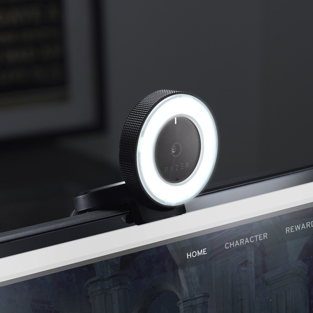 Razer Kiyo Ring Light Equipped Streaming Webcam (Razer Renewed)