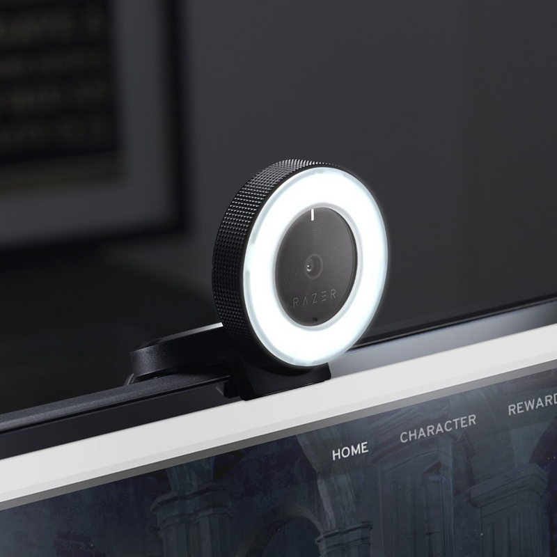 Razer Kiyo Ring Light Equipped Streaming Webcam (Razer Renewed)