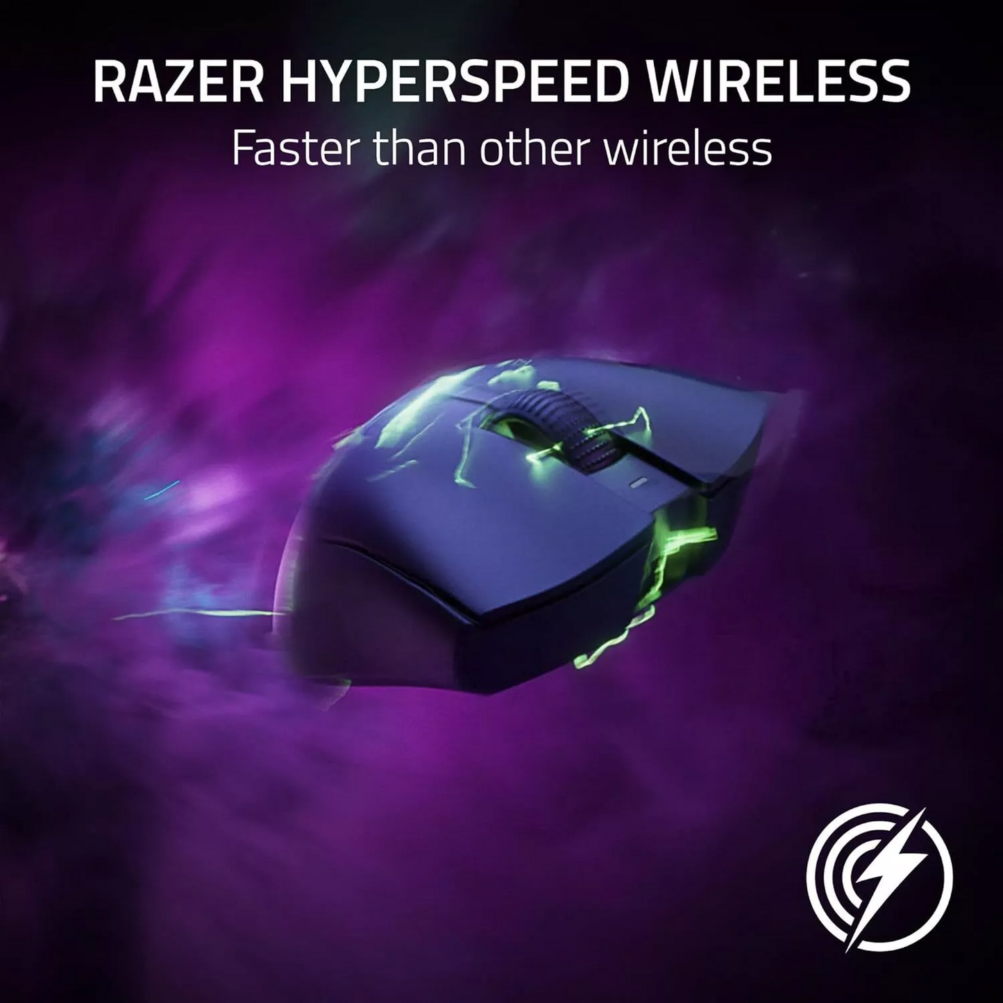 Razer DeathAdder V3 Pro + HyperPolling Dongle Gaming Mouse (Razer Renewed)